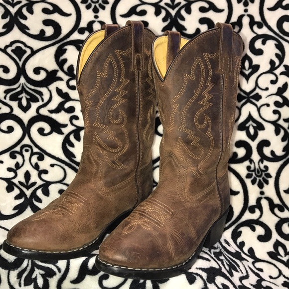 smokey mountain boots Other - EUC youth 13 leather smokey mountain cowboy boots